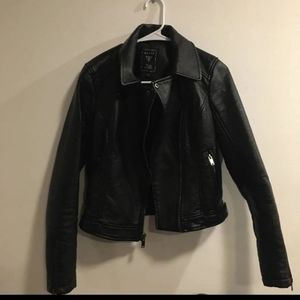 Black guess Leather Jacket size s